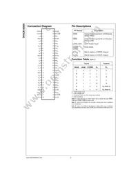 74VCX16500MTD Datasheet Page 2