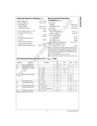 74VCX16722MTD Datasheet Page 3