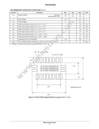 74VCXH245MNR2G Datasheet Page 3