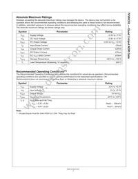 74VHC02MTC Datasheet Page 3
