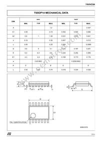 74VHC04MTR Datasheet Page 7