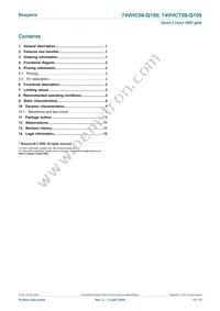 74VHC08BQ-Q100X Datasheet Page 13