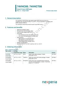 74VHC08PW Datasheet Cover