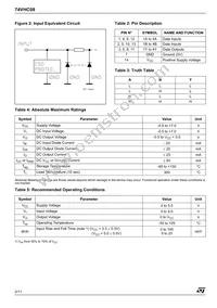74VHC08TTR Datasheet Page 2