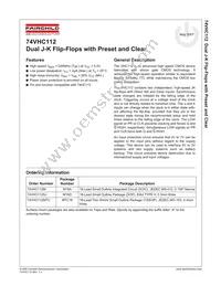 74VHC112SJX Datasheet Page 2