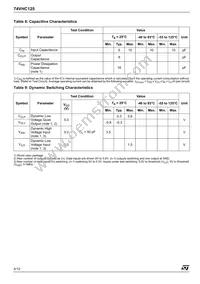 74VHC125TTR Datasheet Page 4
