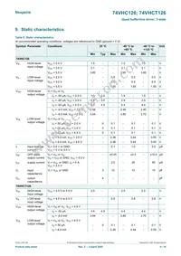 74VHC126PW Datasheet Page 4