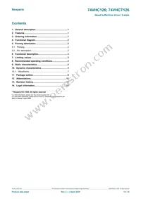 74VHC126PW Datasheet Page 14