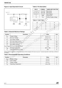74VHC132TTR Datasheet Page 2
