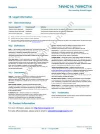 74VHC14PW Datasheet Page 15