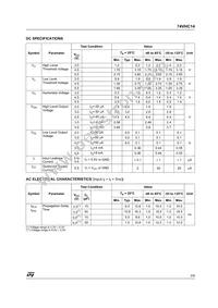 74VHC14TTR Datasheet Page 3