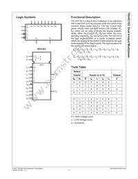 74VHC153MX Datasheet Page 2