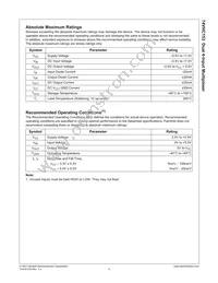 74VHC153MX Datasheet Page 4