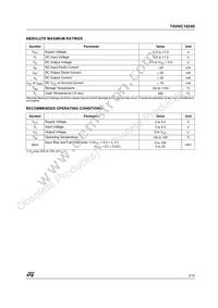 74VHC16240TTR Datasheet Page 3