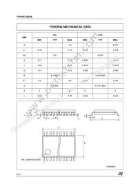 74VHC16240TTR Datasheet Page 8