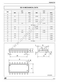 74VHC174TTR Datasheet Page 9