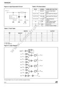 74VHC257TTR Datasheet Page 2
