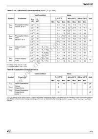 74VHC257TTR Datasheet Page 5