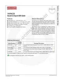 74VHC32N Datasheet Page 2