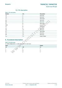 74VHC32PW Datasheet Page 3