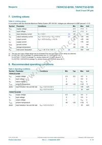 74VHC32PW-Q100J Datasheet Page 4