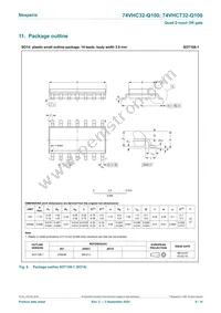 74VHC32PW-Q100J Datasheet Page 9