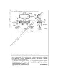 74VHC4046MX Datasheet Page 16