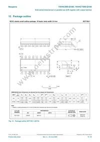 74VHC595BQ-Q100X Datasheet Page 15