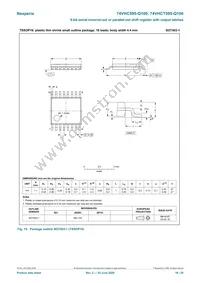 74VHC595BQ-Q100X Datasheet Page 16
