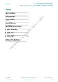 74VHC595BQ-Q100X Datasheet Page 20