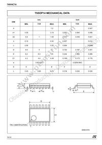 74VHC74TTR Datasheet Page 10