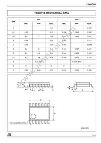 74VHC86TTR Datasheet Page 7