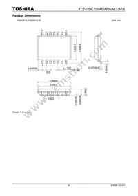 74VHCT00AFT Datasheet Page 8