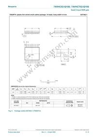 74VHCT02BQ-Q100X Datasheet Page 8