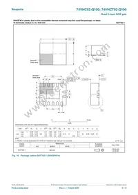 74VHCT02BQ-Q100X Datasheet Page 9