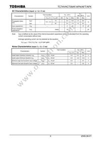 74VHCT08AFT Datasheet Page 4