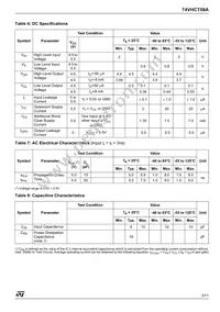 74VHCT08AMTR Datasheet Page 3