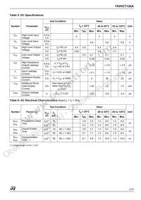 74VHCT126ATTR Datasheet Page 3