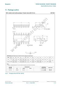 74VHCT126BQ-Q100X Datasheet Page 9