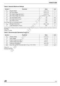 74VHCT138ATTR Datasheet Page 3