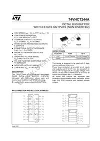 74VHCT244ATTR Datasheet Cover