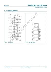 74VHCT245PW/AUJ Datasheet Page 2