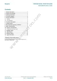 74VHCT541BQ-Q100X Datasheet Page 16