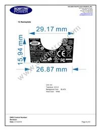 750-00009 Datasheet Page 8