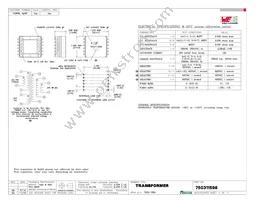 750311596 Datasheet Cover