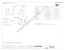 750311661 Datasheet Cover