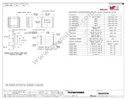 750311715 Datasheet Cover