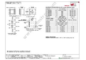 750311856 Datasheet Cover