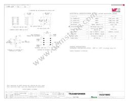 750311880 Datasheet Cover