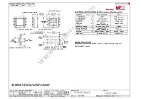 750311889 Datasheet Cover